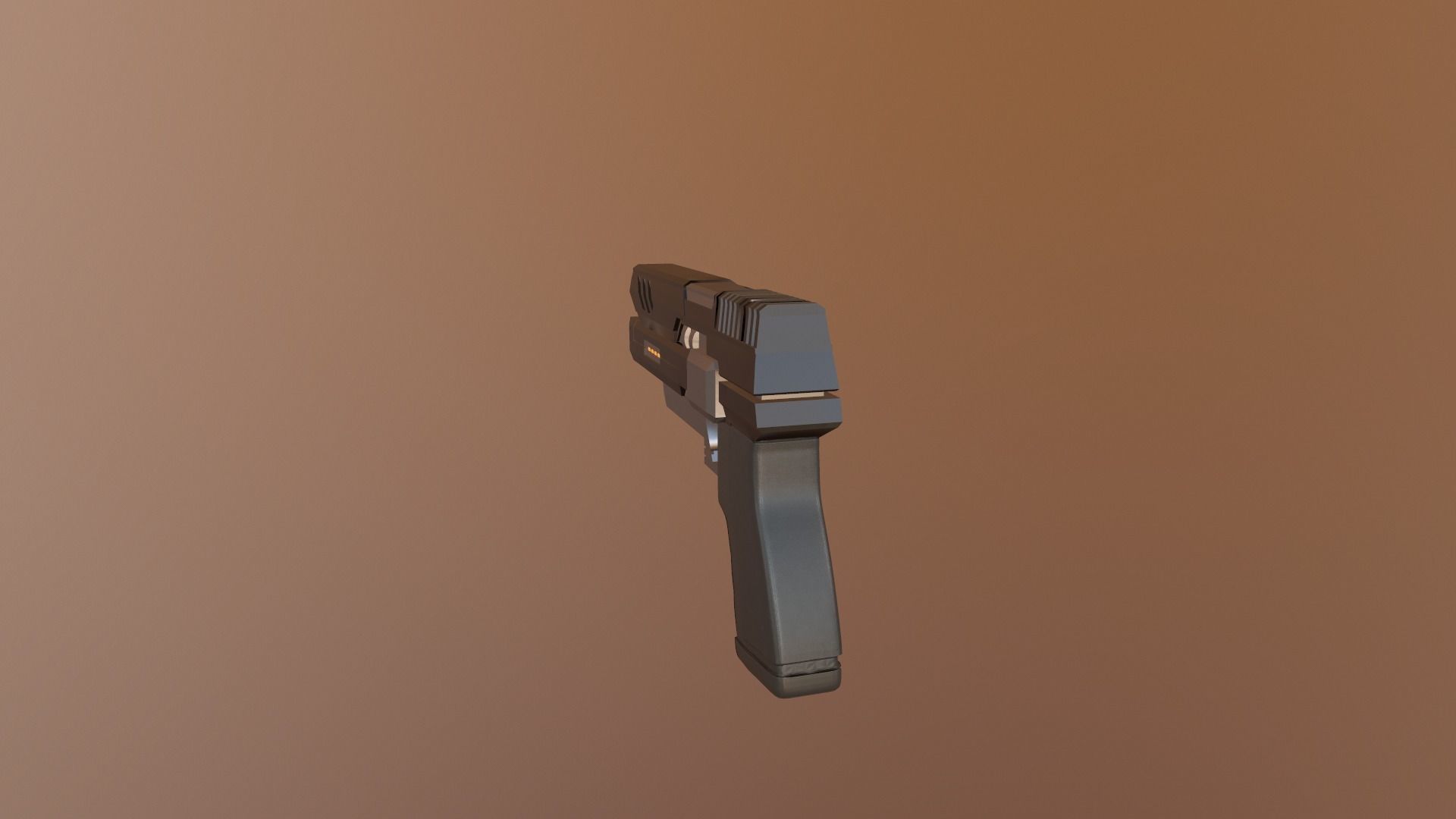 Gun Pack - pistol revolver shotgun Low-poly 3D model_17