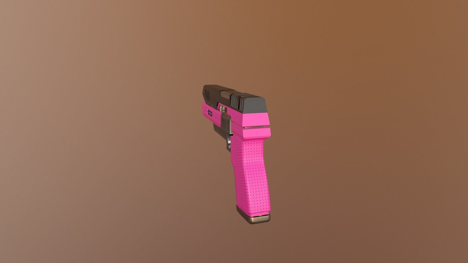 Gun Pack - pistol revolver shotgun Low-poly 3D model_19