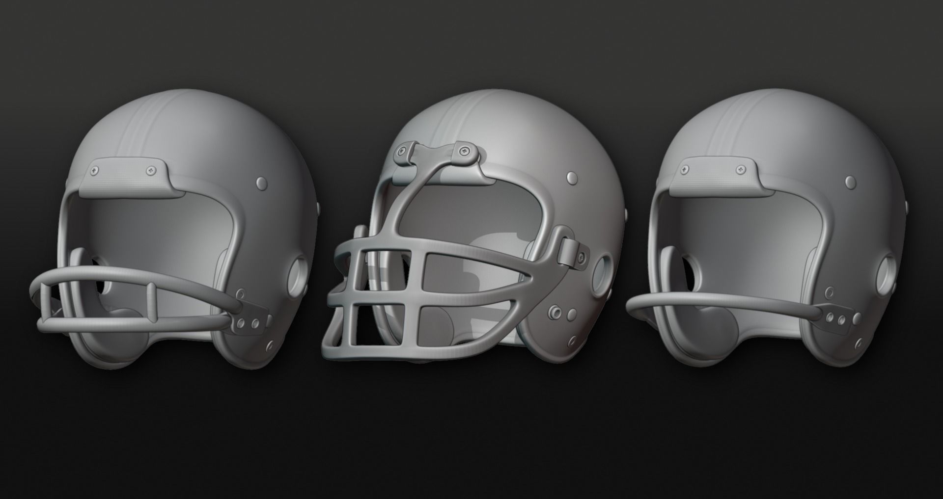 1960s Football Plastic Suspension Helmet 3D model 3D printable | CGTrader 1960s Football Plastic Suspension Helmet 3D model 3D printable | CGTrader