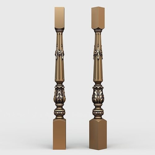Classic baluster 3D model