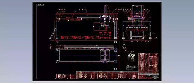 PALLET STACKER complete set of drawings