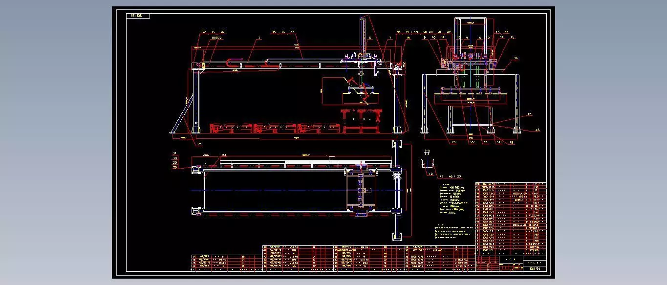 PALLET STACKER complete set of drawings 3D model_0