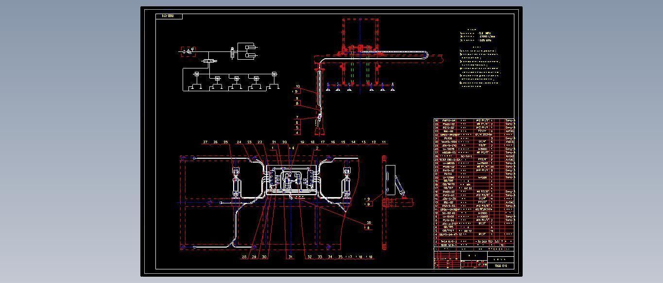 PALLET STACKER complete set of drawings 3D model_1