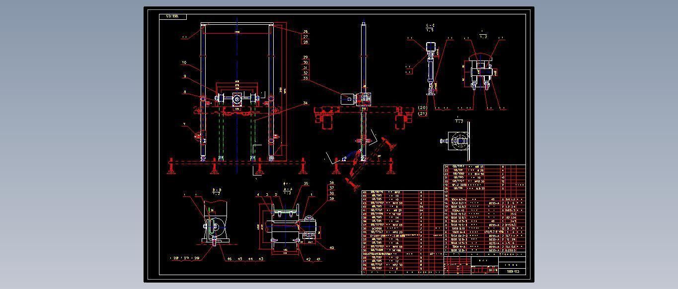 PALLET STACKER complete set of drawings 3D model_2