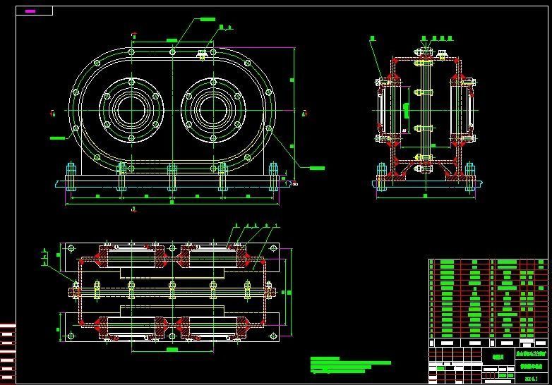 HORIZANTAL SCREEN TWO DECK COMPLETE SET OF DRAWING 3D model_1