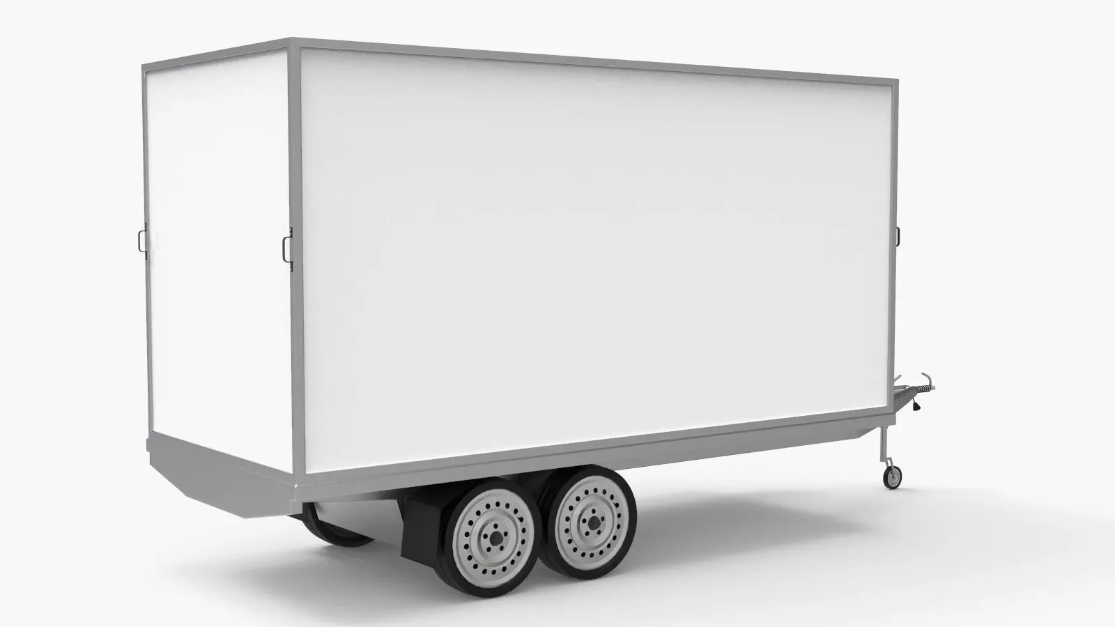 Cargo Trailer Free 3D model_0