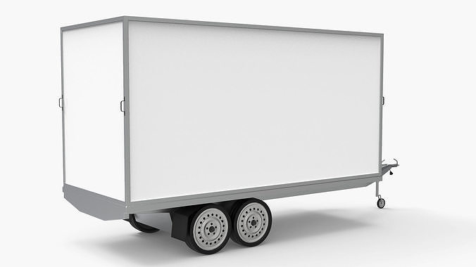 Cargo Trailer Free 3D model