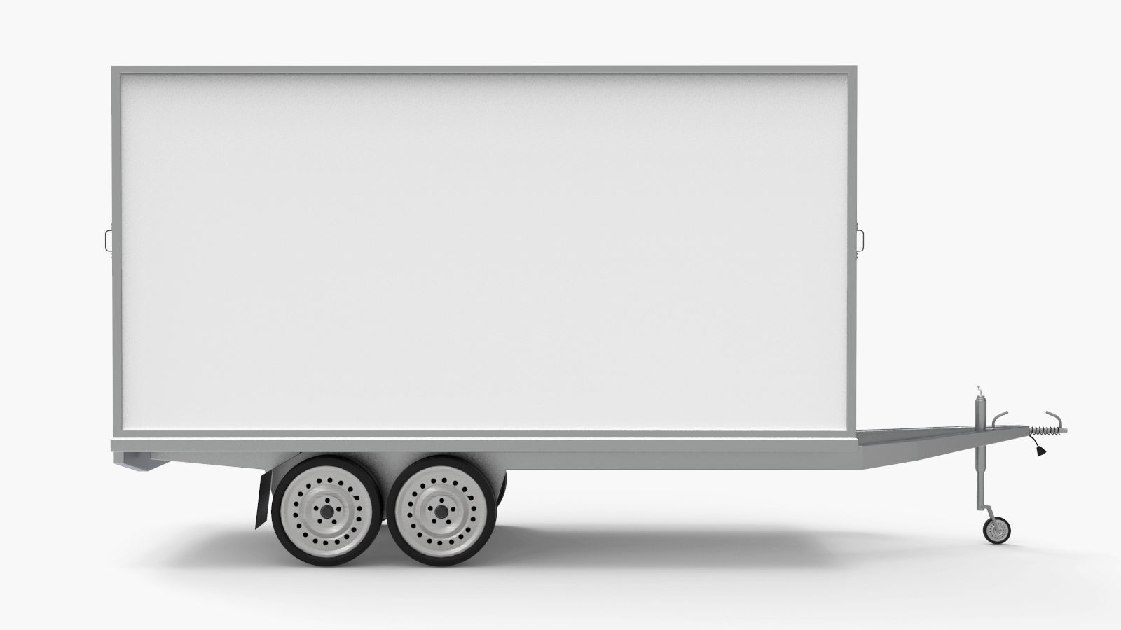 Cargo Trailer Free 3D model_2