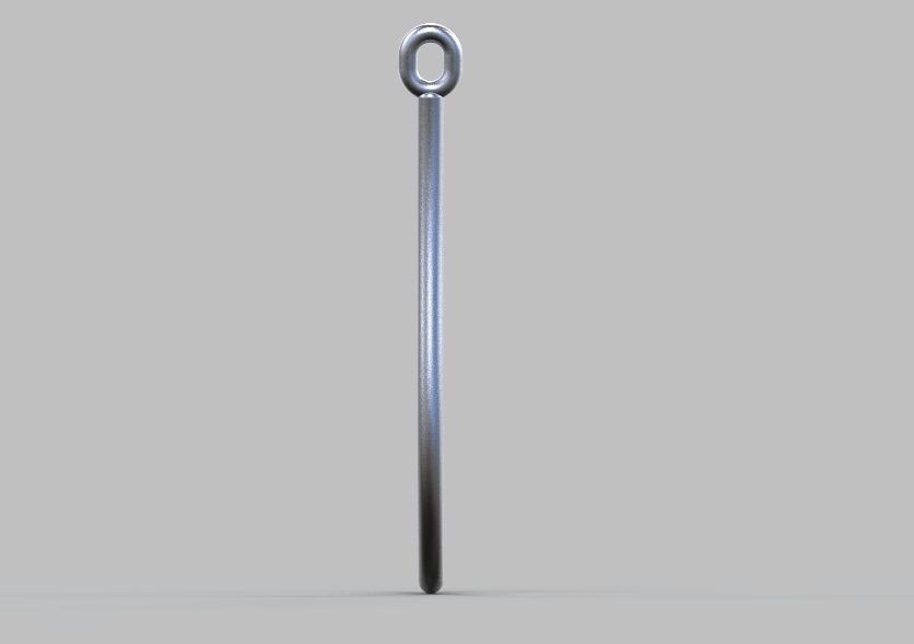 Fishing Hook 3D print model_7