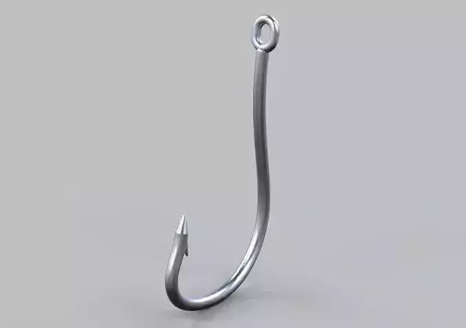 Fishing Hook 3D print model
