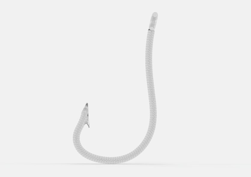 Fishing Hook 3D print model_16