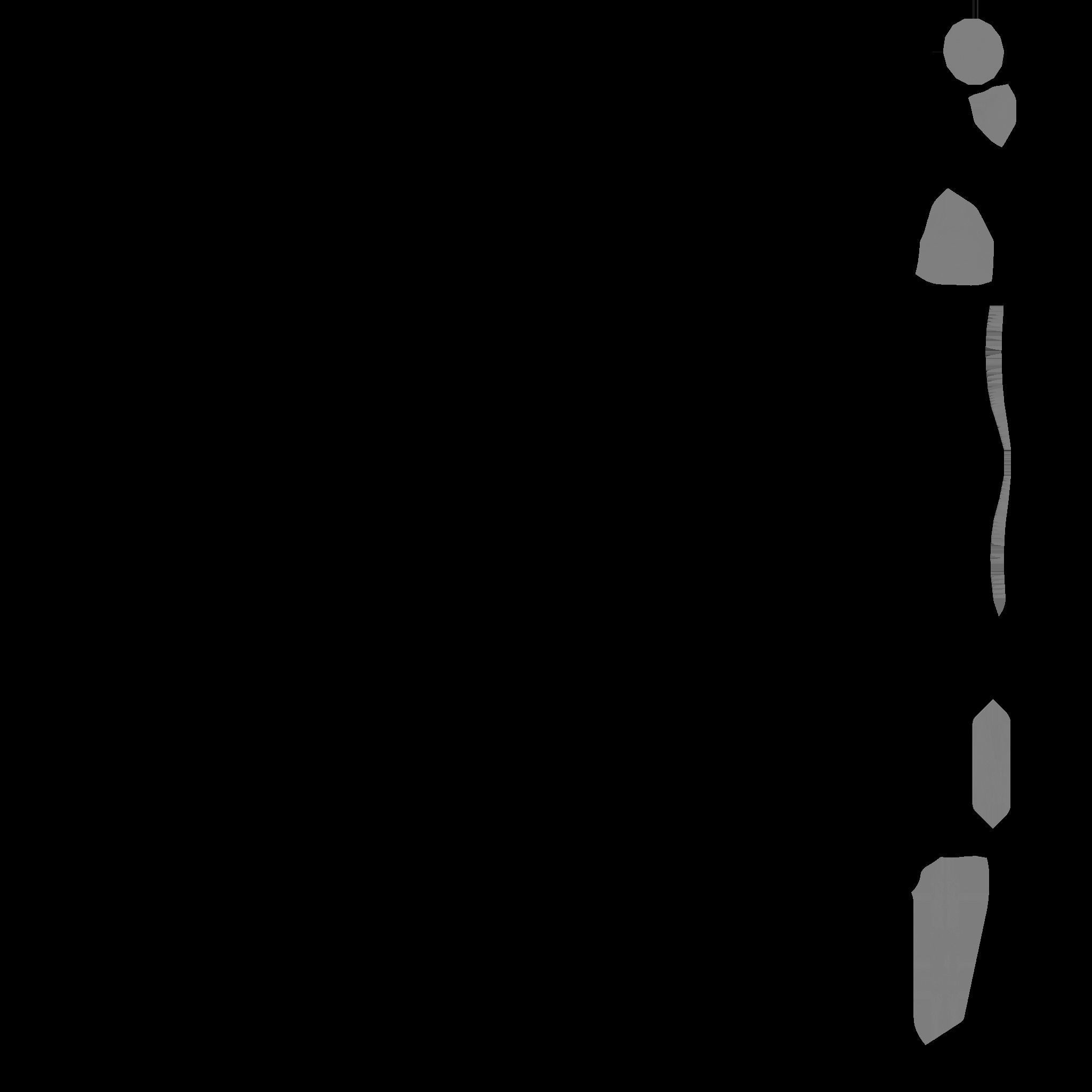 Luxurious Little Classical Cabinet Low-poly 3D model_8