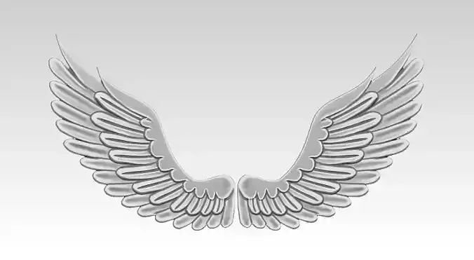 Relief Wings 3D print model