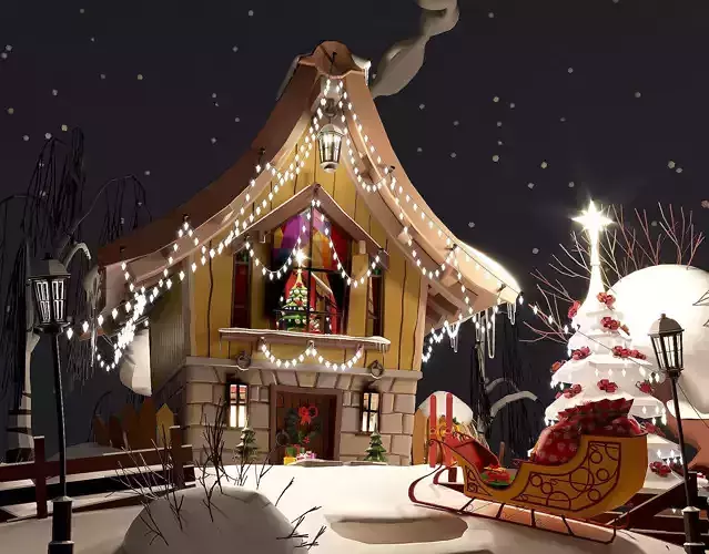 Merry Christmas 3D model