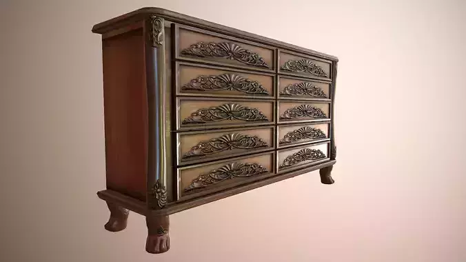 Big Classical Storage Dresser
