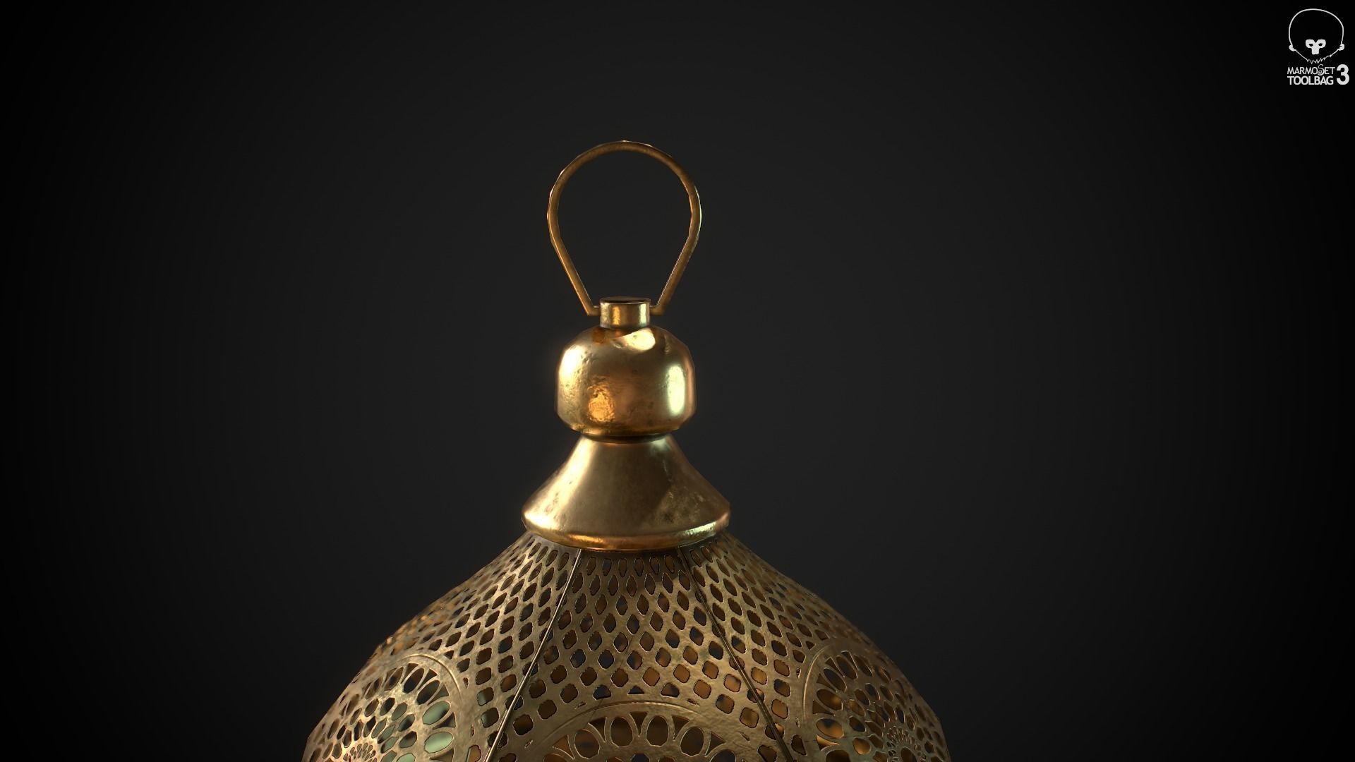 PBR Moroccan Lantern A Low-poly 3D model_6