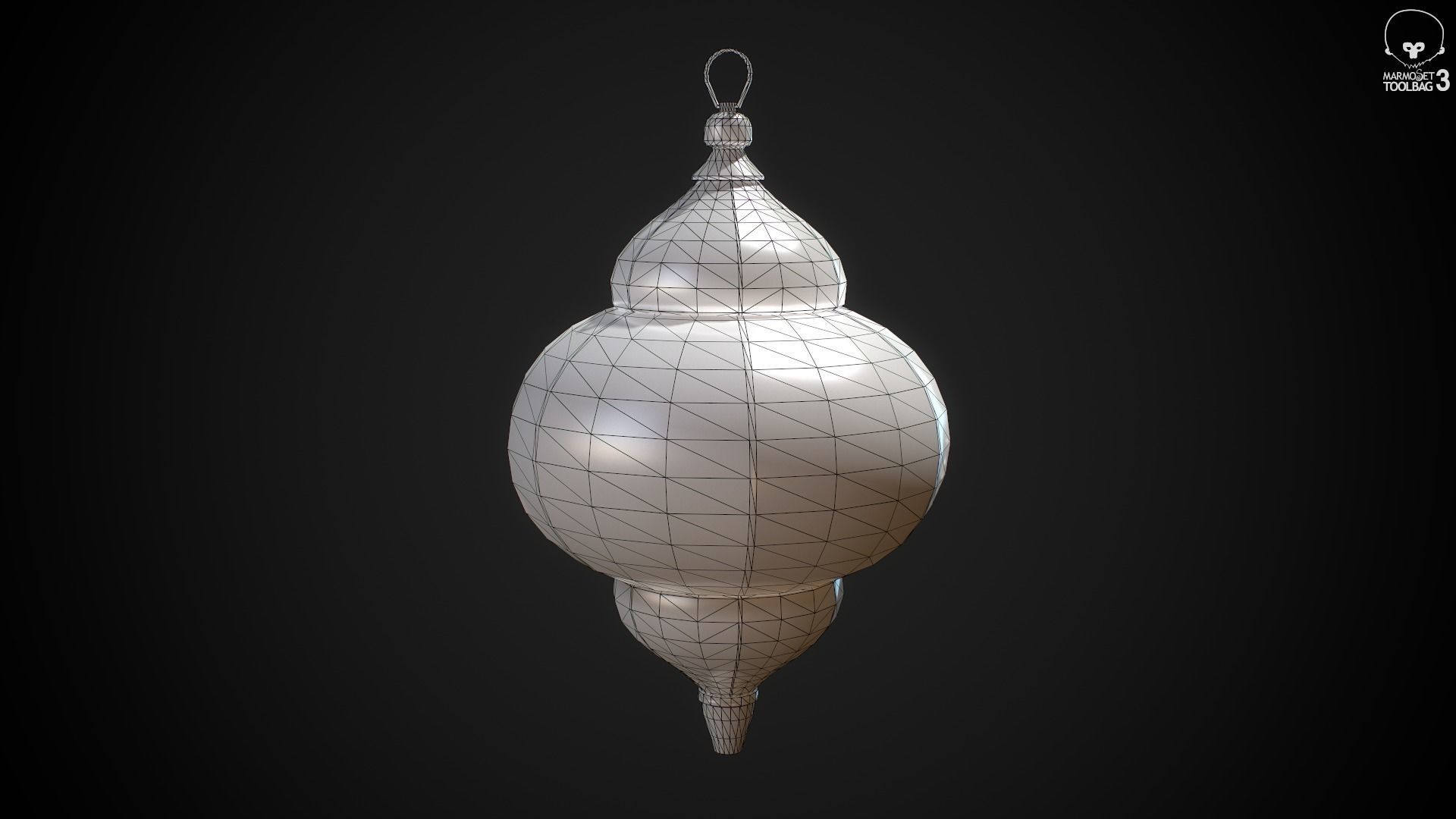 PBR Moroccan Lantern A Low-poly 3D model_7