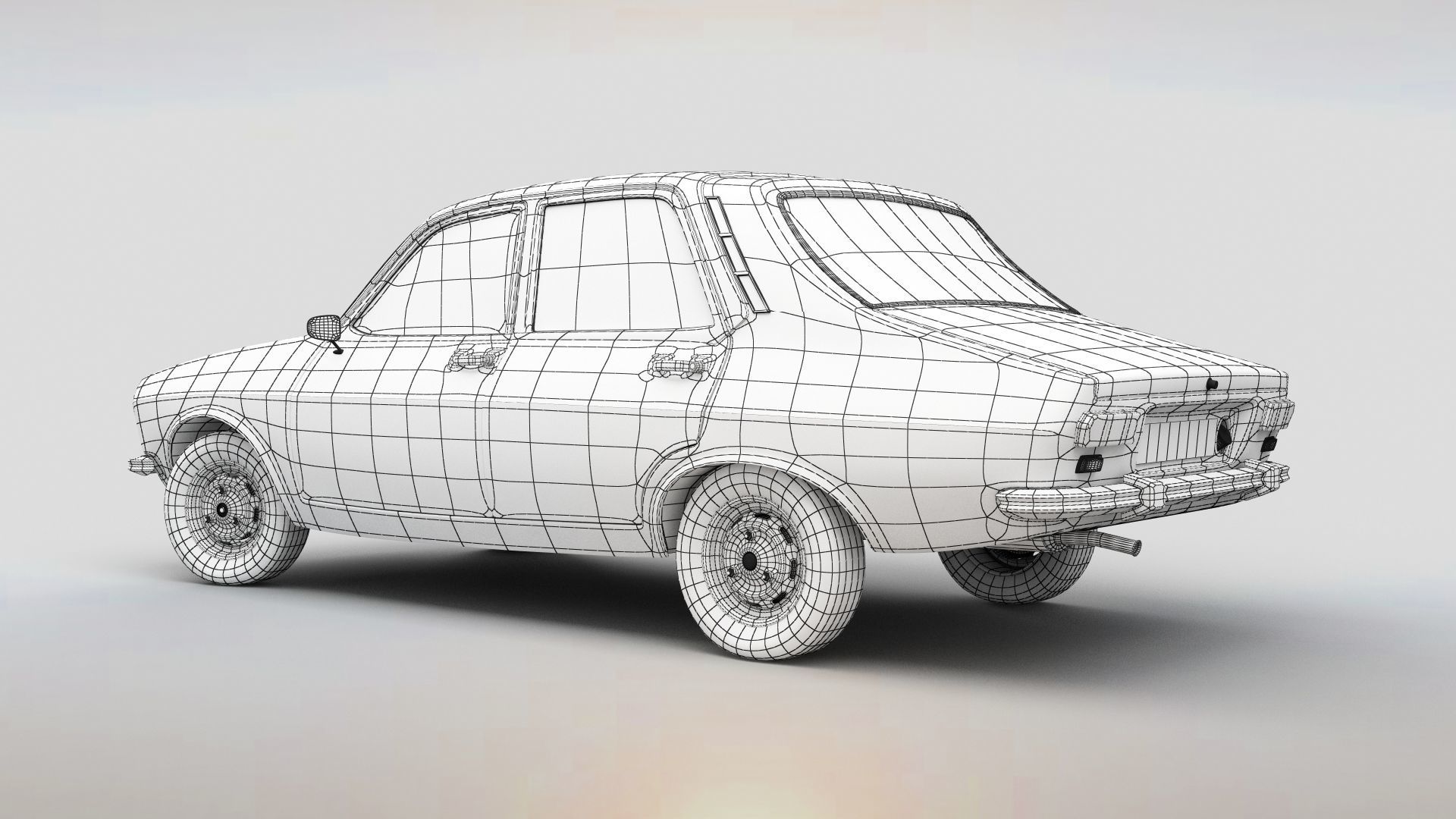 Renault 12 - Dacia 1300 3D model_7