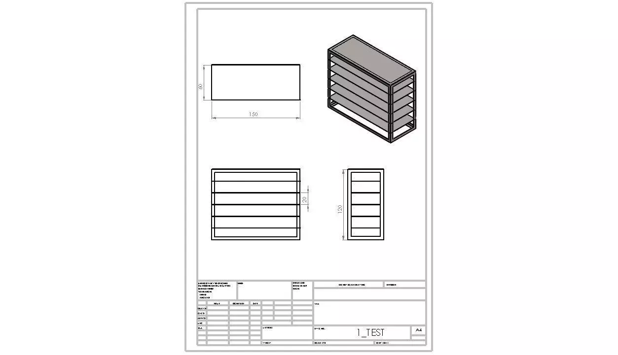 STORAGE RACK Free 3D model