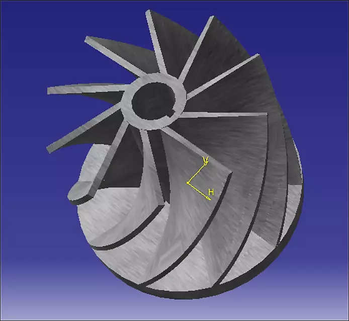 Siemens Impeller 3D print model