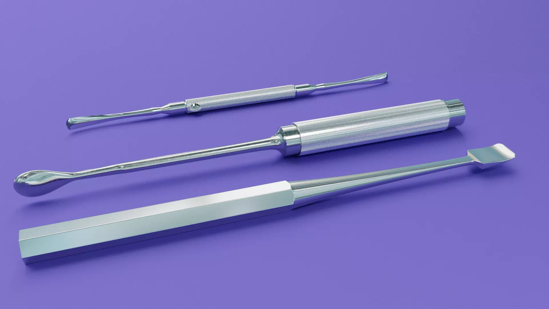  Surgical Elevators  3D model_0