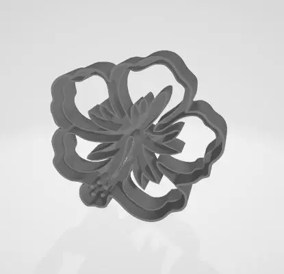 Flower Cookie Cutter 3D print model
