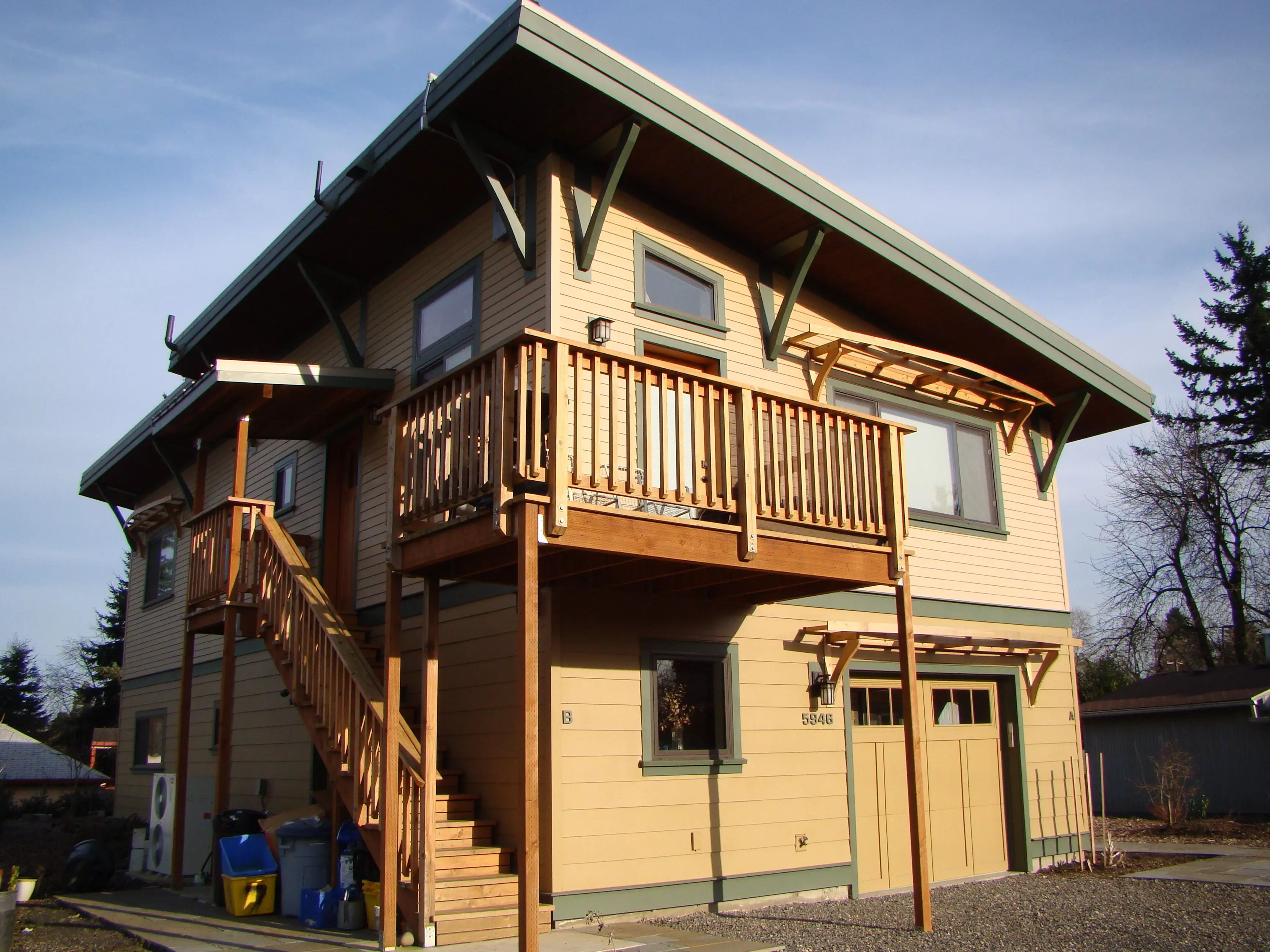 Wooden House Low-poly 3D model_0