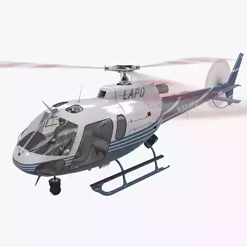 AS-350 LAPD 2 Animated