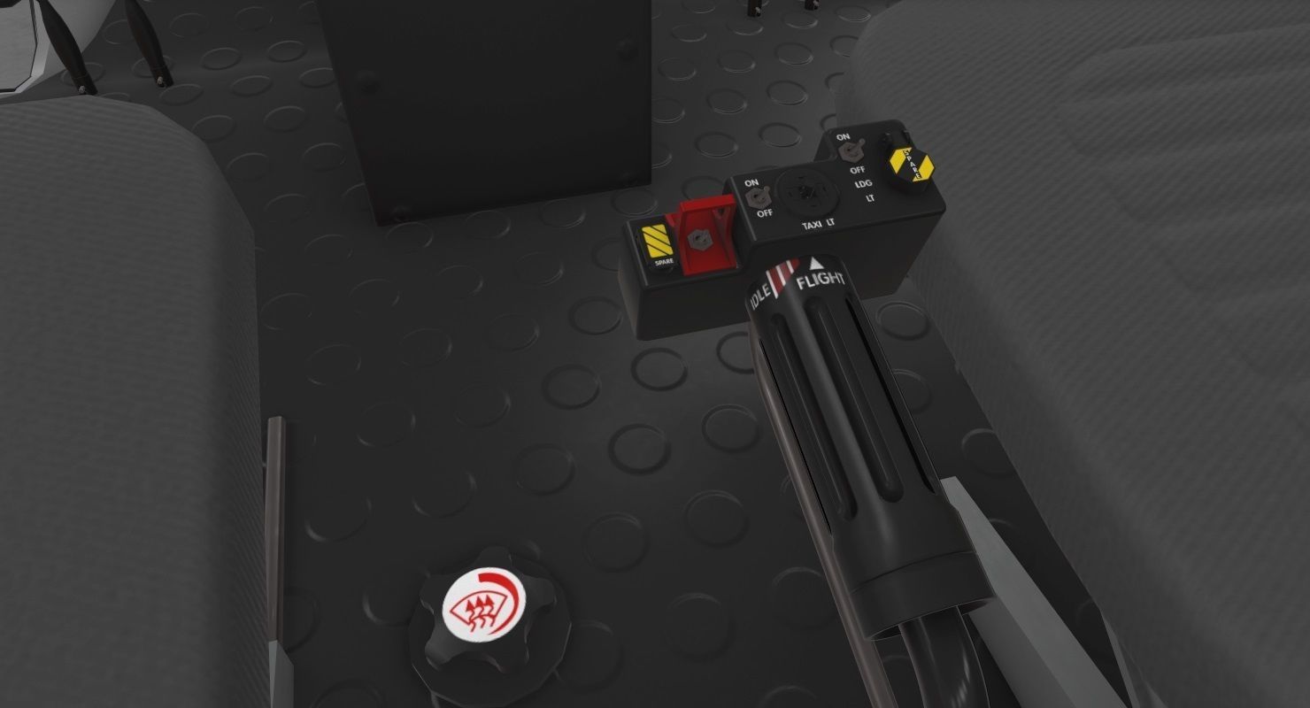 AS-350 LAPD 3 Animated Low-poly 3D model_19