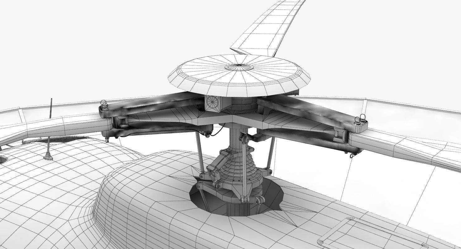 AS-350 LAPD 3 Animated Low-poly 3D model_28