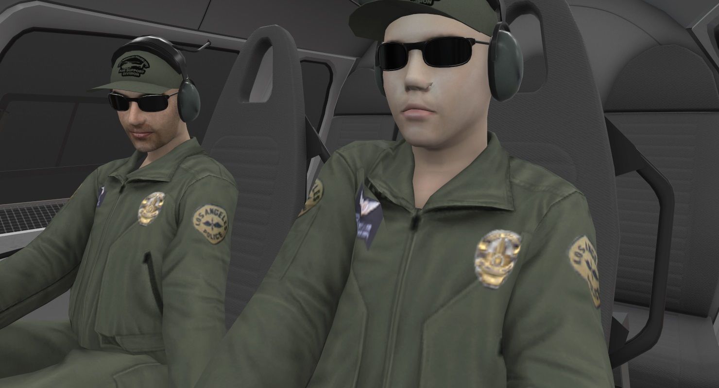 AS-350 LAPD 3 Animated Low-poly 3D model_21