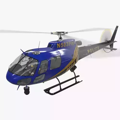AS-350 Miami City Police Animated
