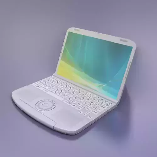  Laptop model in Blender 3D 3D model