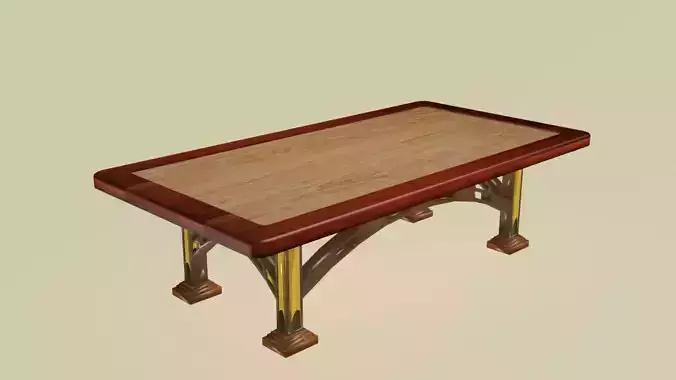 Classical rectangular dining table