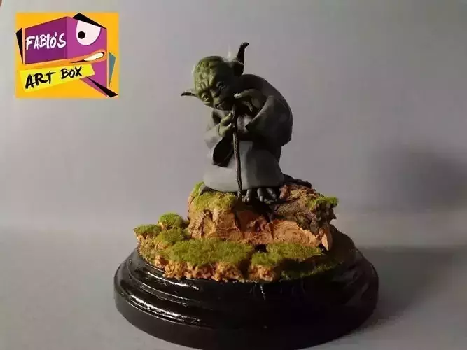 Yoda 3d printed 3D print model