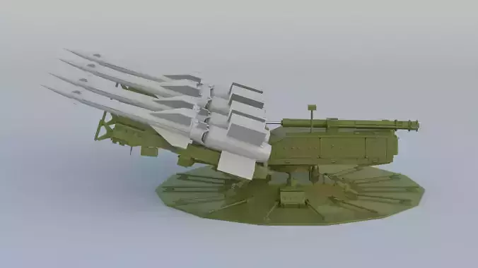 S-125 Neva Pechora SA-3 Goa 3D model