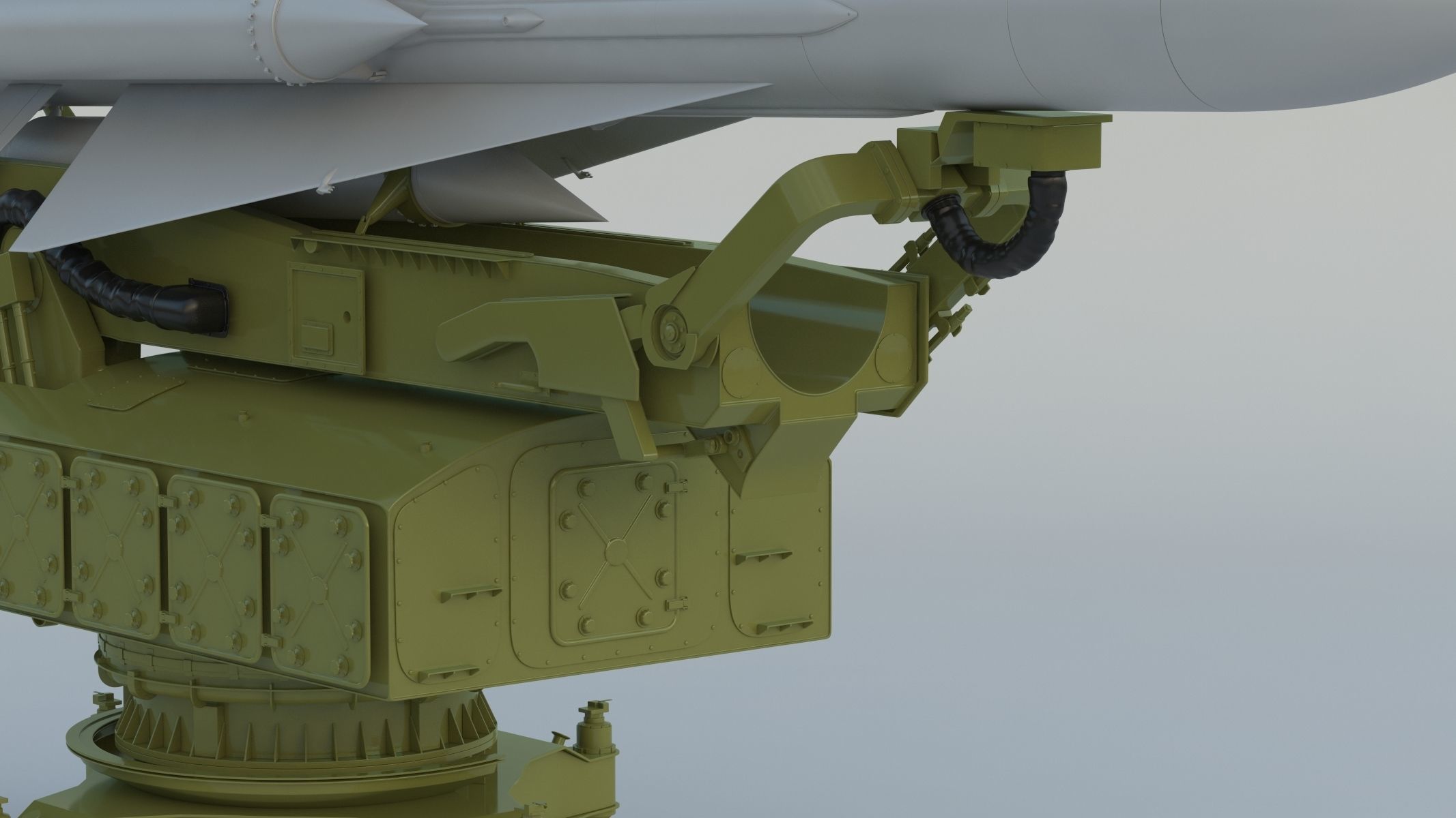 S-200 Missile Angara Vega Dubna SA-5 Gammon 3D model_8