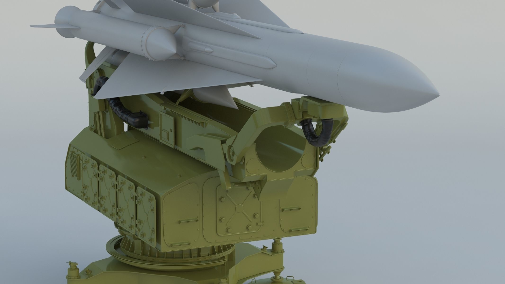 S-200 Missile Angara Vega Dubna SA-5 Gammon 3D model_3