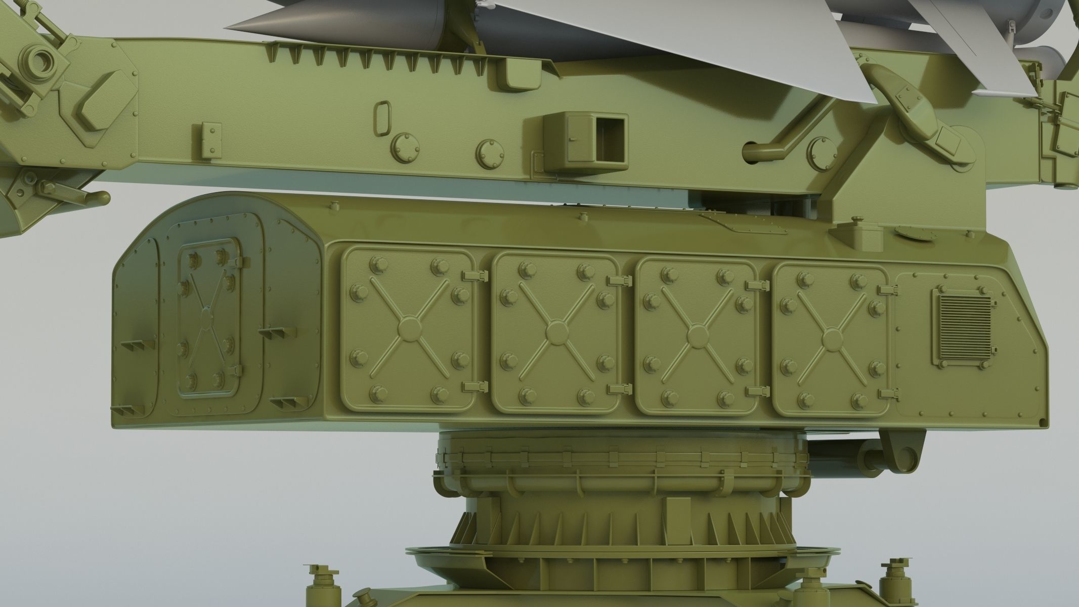 S-200 Missile Angara Vega Dubna SA-5 Gammon 3D model_11