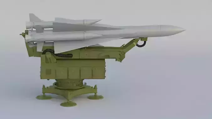 S-200 Missile Angara Vega Dubna SA-5 Gammon 3D model
