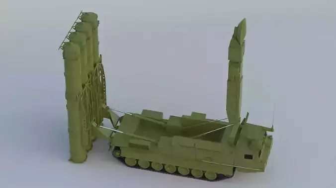 S-300VM Missile System SA-23 Gladiator Giant 3D model
