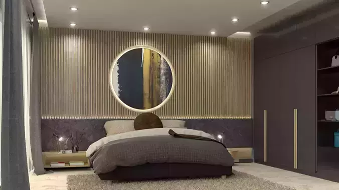 VRAY READY BEDROOM - 01