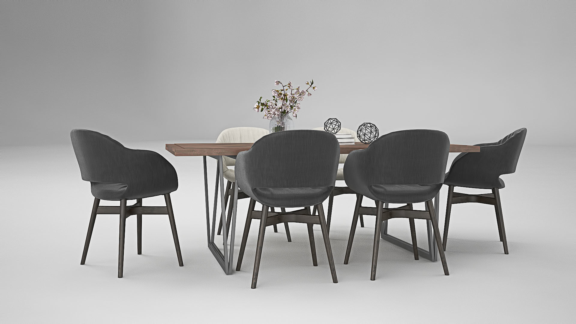 Tenarchstudio Ling Dong Series Diningtable 03 Render Ready Vray  3D model_2