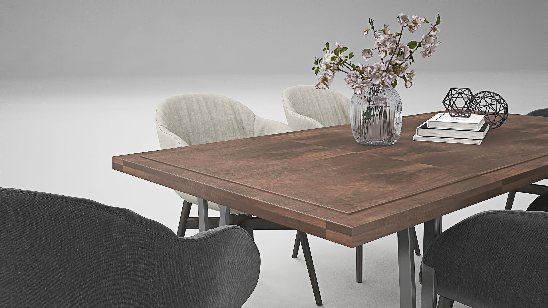 Tenarchstudio Ling Dong Series Diningtable 03 Render Ready Vray  3D model_10