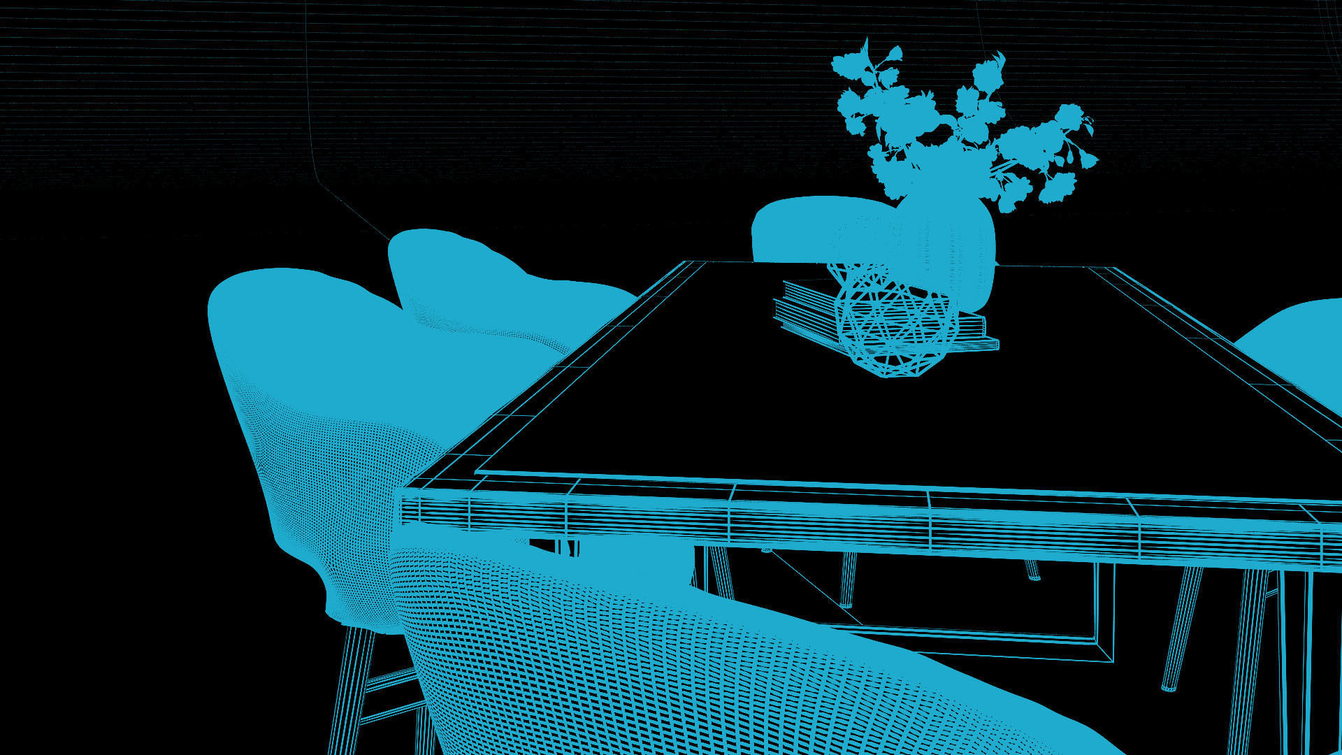 Tenarchstudio Ling Dong Series Diningtable 03 Render Ready Vray  3D model_15