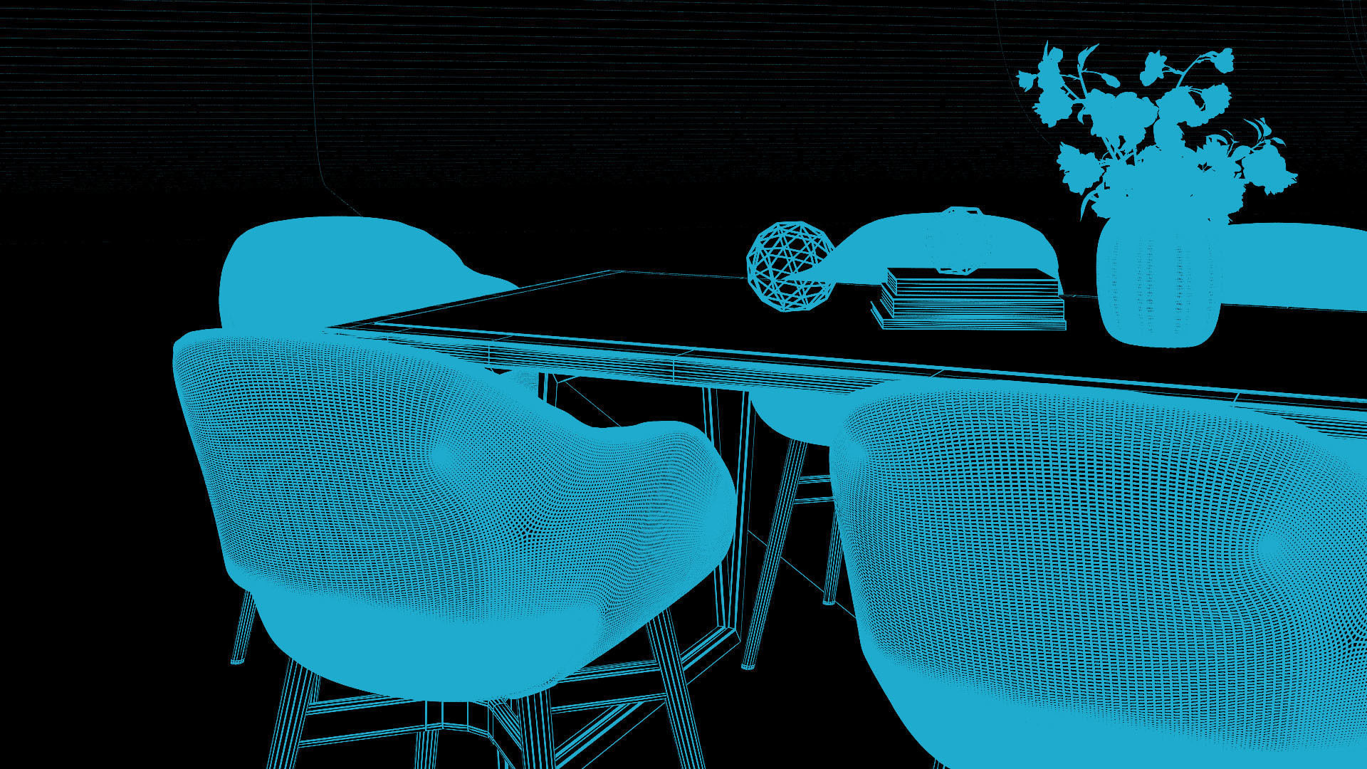 Tenarchstudio Ling Dong Series Diningtable 03 Render Ready Vray  3D model_17