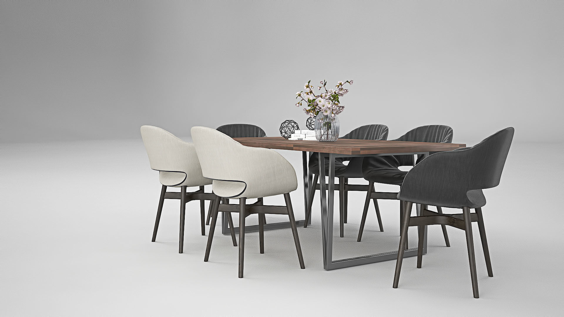 Tenarchstudio Ling Dong Series Diningtable 03 Render Ready Vray  3D model_8