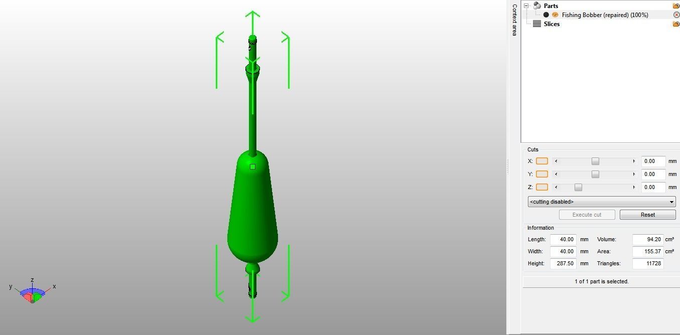 Fishing Bobber  3D print model_26