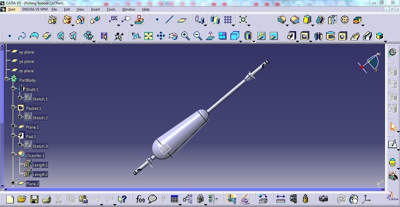 Fishing Bobber  3D print model_28