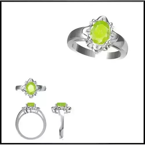 JCD Diamond color stone rings cad Diamond jewellery design